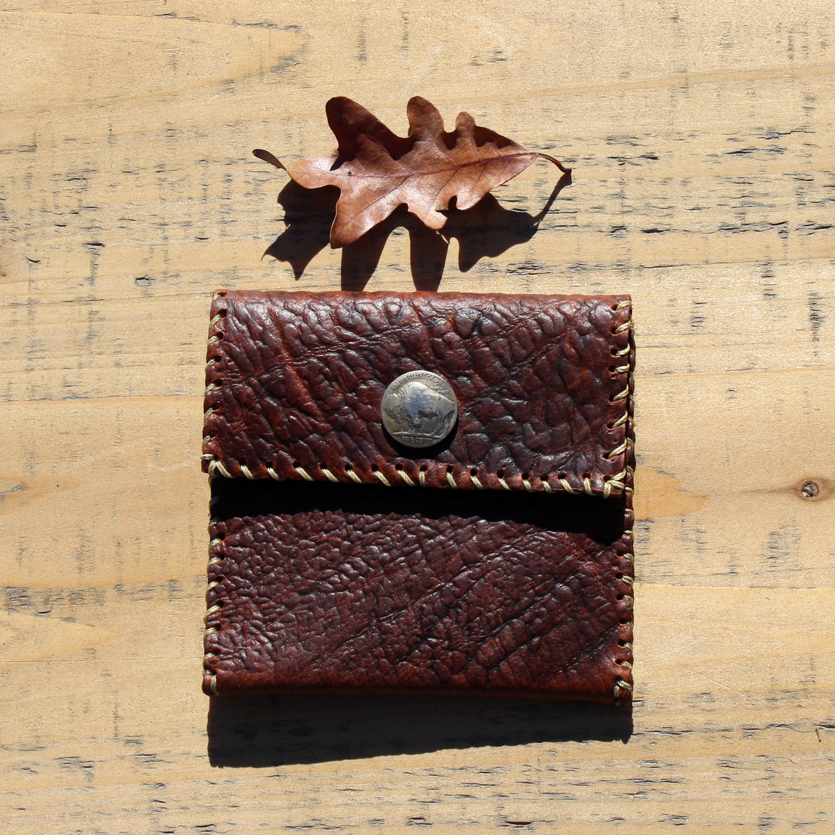 Buffalo Nickel Snap Wallet
