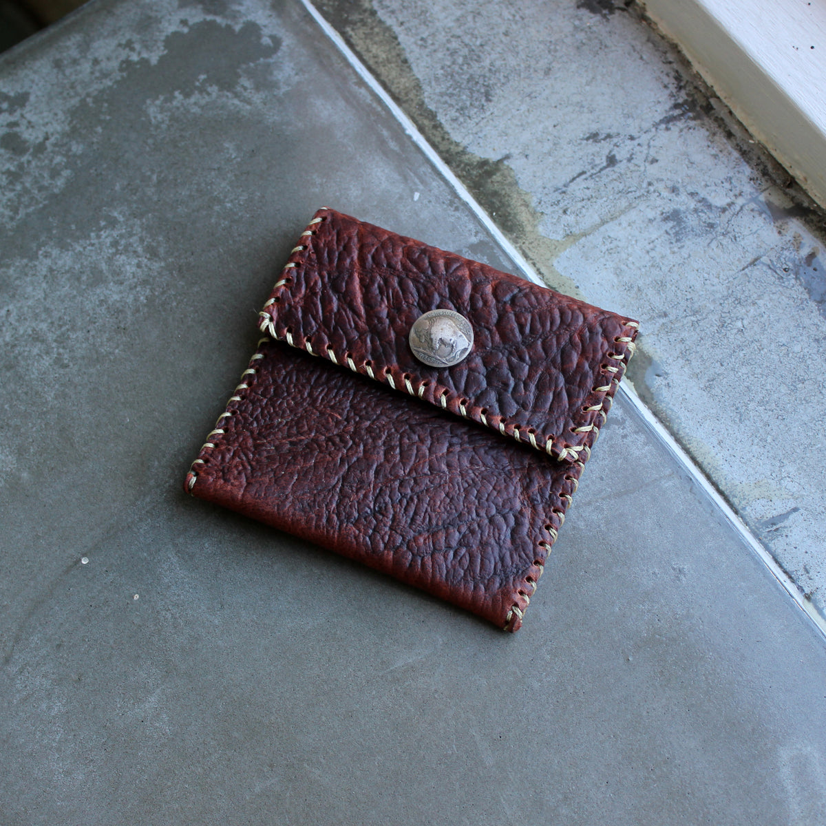 Buffalo Nickel Snap Wallet