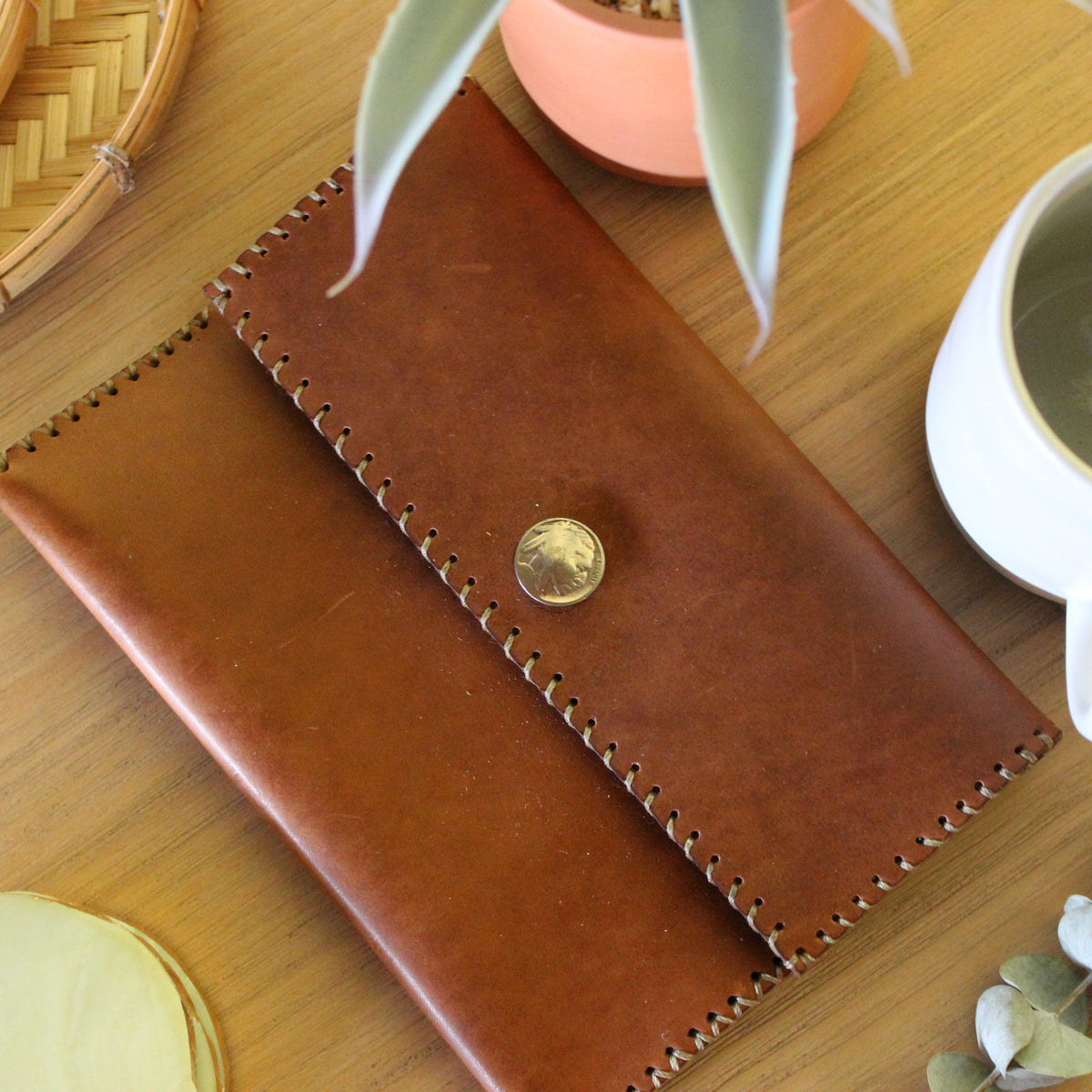 The Buffalo Nickel Snap Clutch