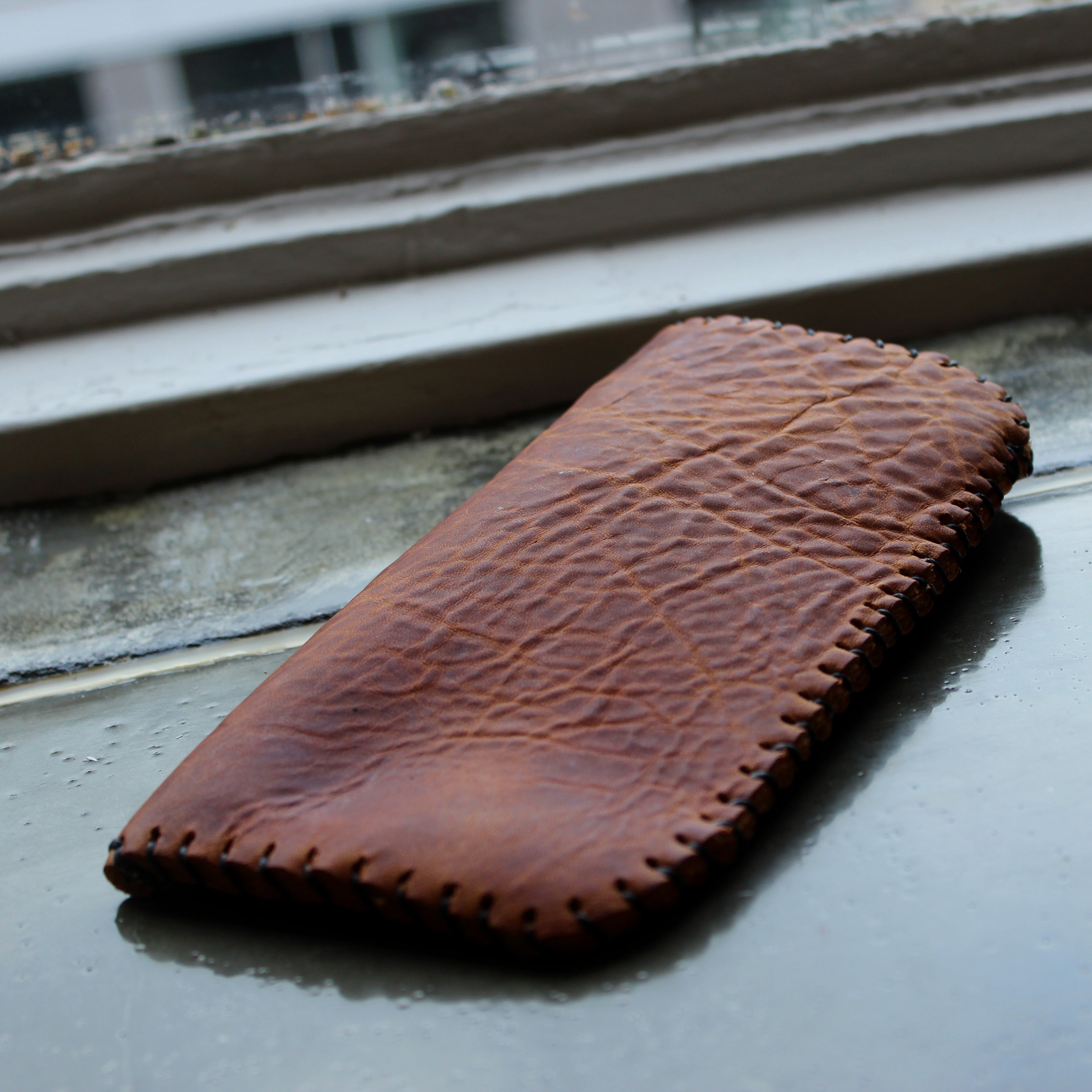 Sunglass Case, Lightweight Leather Case