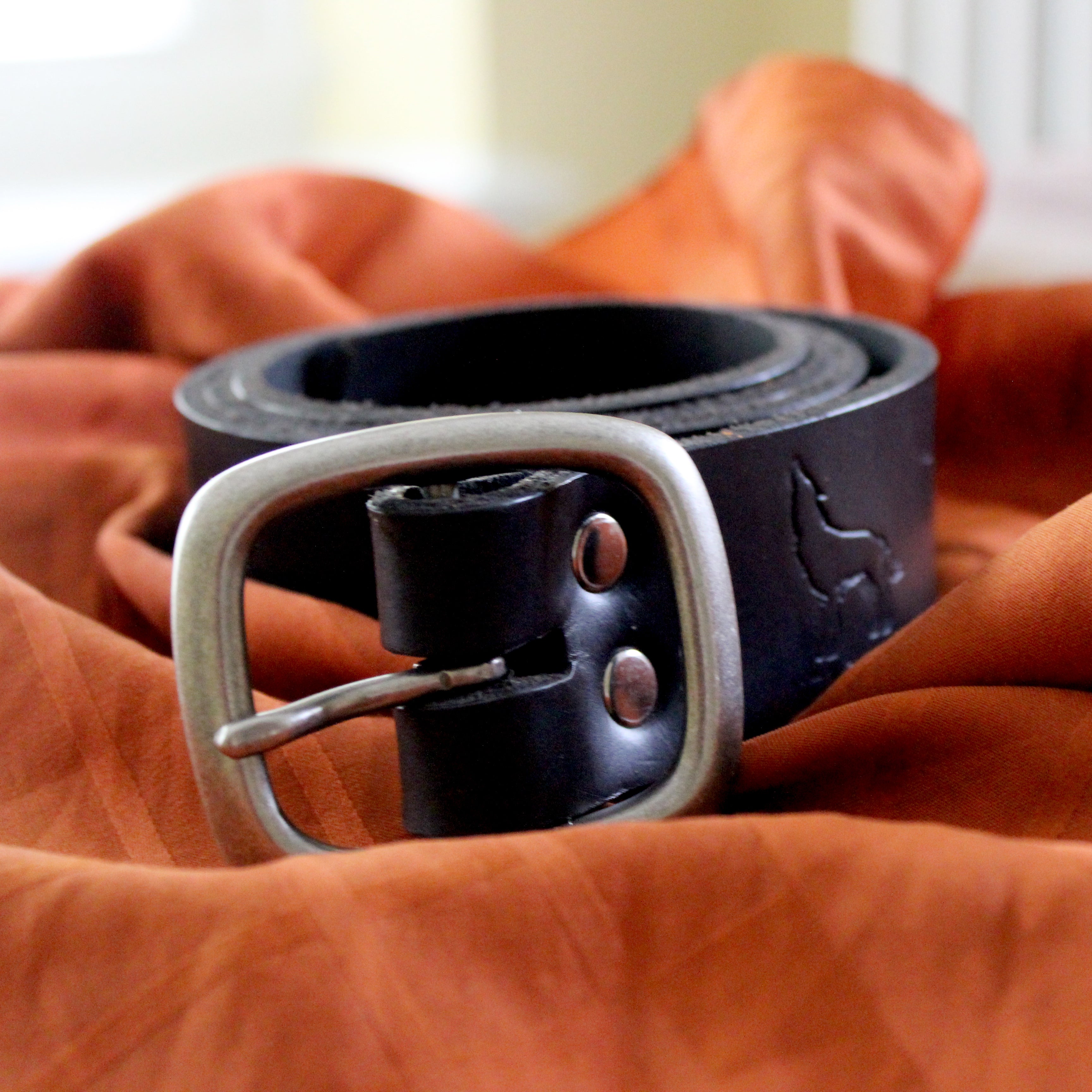 Black, Brown and Light Brown Leather Belts Wolf River Leather