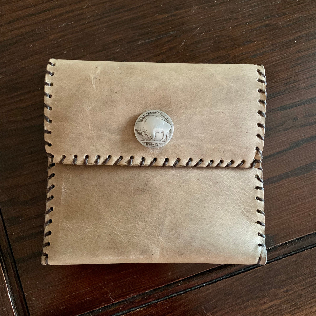 Buffalo Nickel Snap Wallet