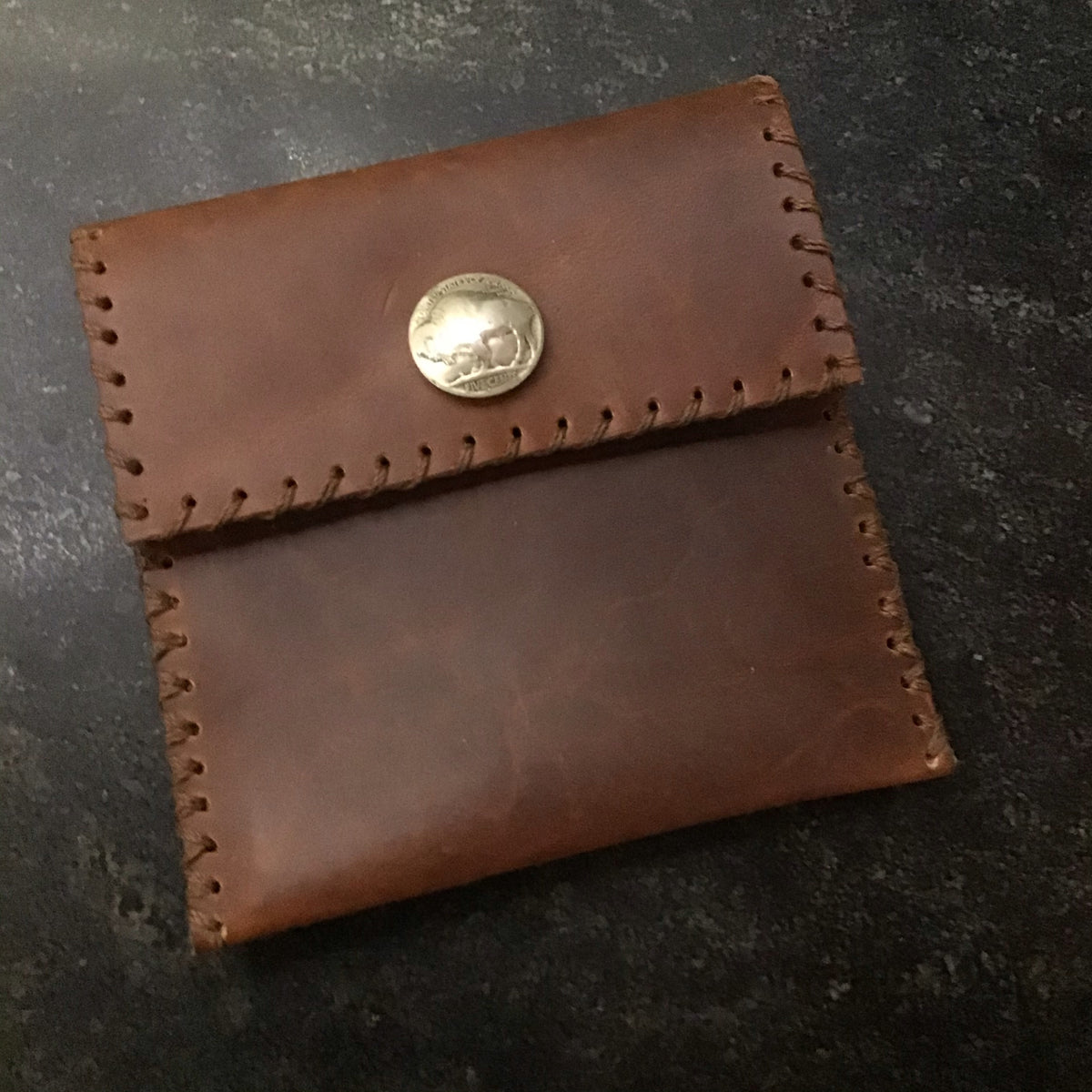 Buffalo Nickel Snap Wallet