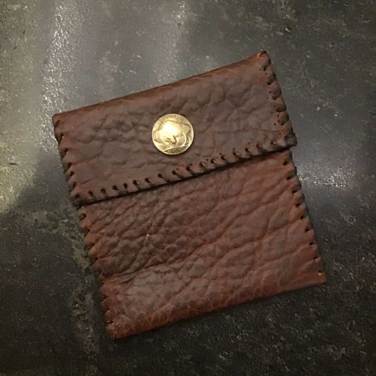 Buffalo Nickel Snap Wallet